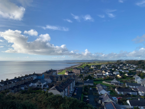 Criccieth vista de cima